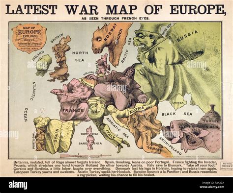 Map Of Europe Before Franco Prussian War