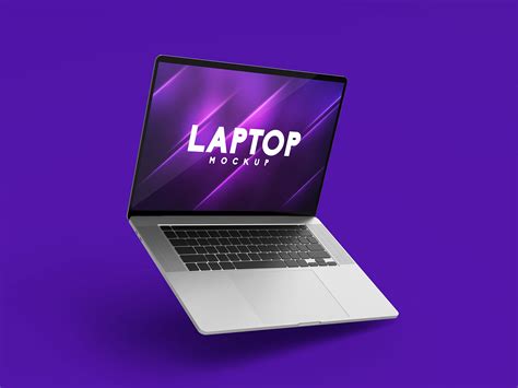 Free Grey Laptop Mockup PSD Set - Good Mockups