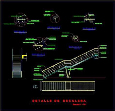 Steel Stair Cad Details