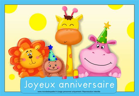 Carte anniversaire virtuelle enfant 2 ans - Elevagequalitetouraine