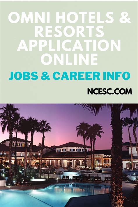 Omni Hotels & Resorts Application Online: Jobs & Career – Discovering ...