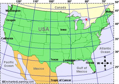 Maps: Usa Map Latitude And Longitude