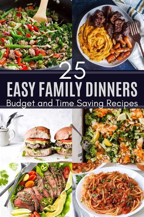 The Best 25 Easy Family Dinner Recipes | Erhardts Eat