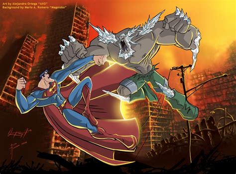 Superman vs Doomsday by Magolobo on DeviantArt