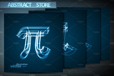 The mathematical constant Pi | Education Illustrations ~ Creative Market