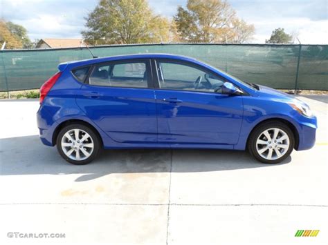 Marathon Blue 2012 Hyundai Accent SE 5 Door Exterior Photo #59164214 ...