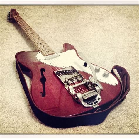 69 RI Thinline Telecaster w/ mounted B5 Bigsby & Vibramate. My dream ...