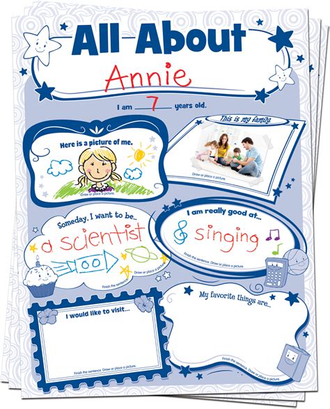 All About Me Poster Pack - TCR5222 | Teacher Created Resources