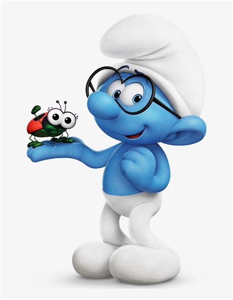 The Popular Smurfs Characters - Brainy Smurf Transparent PNG - 747x1000 ...