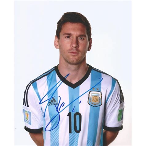 Lionel MESSI Autograph