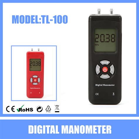 Rise TL-100 Professional Digital Air Pressure Meter & Manometer to ...