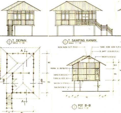 Studi Pengembangan Konstruksi Rumah Kayu Sistem Bongkar Pasang ...