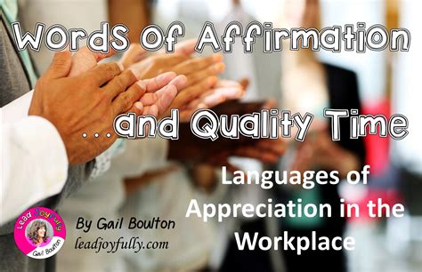 Acts of Service- Languages of Appreciation in the Workplace | Lead ...