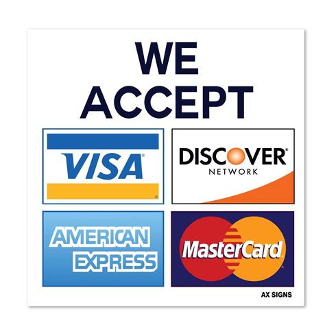 American Express Visa MasterCard Logo - LogoDix