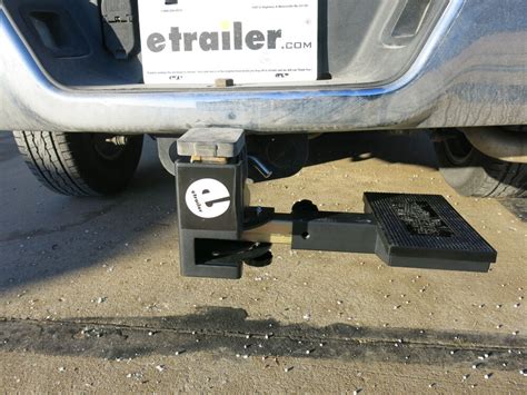 Extendable Hitch Mounted Step for 2" Hitches - Steel - Black - 500 lbs ...