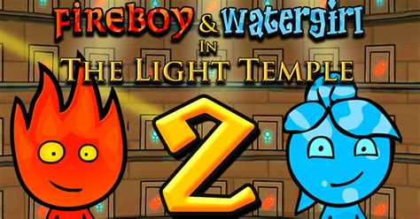 Fireboy and Watergirl 2: Light Temple 🕹️ Play Fireboy and Watergirl 2 ...