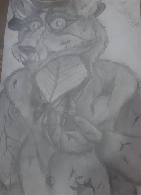 nightmare freddy with a pencil by TheAnnanim on DeviantArt