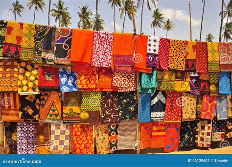 Colorful african market stock image. Image of colours - 46139601