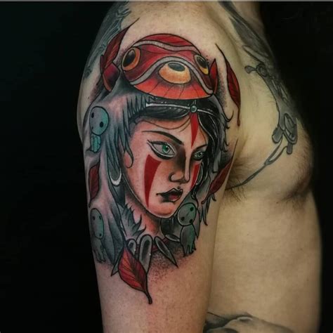 70+ Amazing Princess Mononoke Tattoo Designs You Need To See!