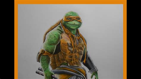 Michelangelo Ninja Turtle Drawing