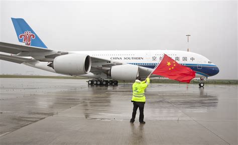 Photos of the First Airbus A380 in China Southern Airlines Livery ...