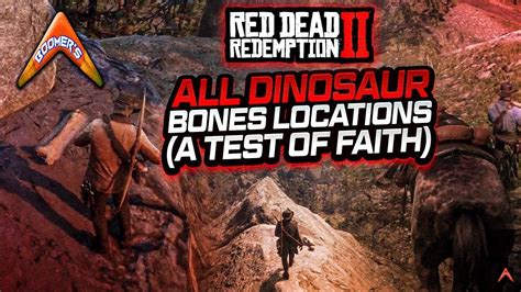 RDR2 - All Dinosaur Bones Locations (A Test of Faith) - YouTube