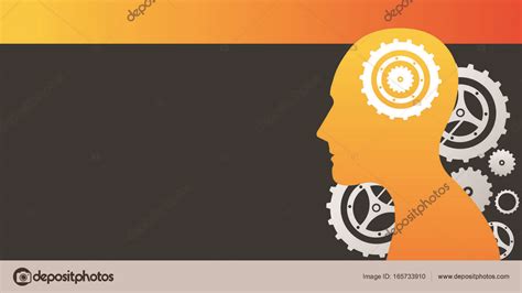 Vector images with thinking gears concept Stock Vector Image by ...