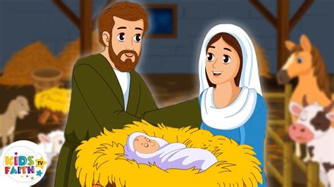 The Birth Story of Jesus Christ | Animated Bible Story for kids | Kids ...