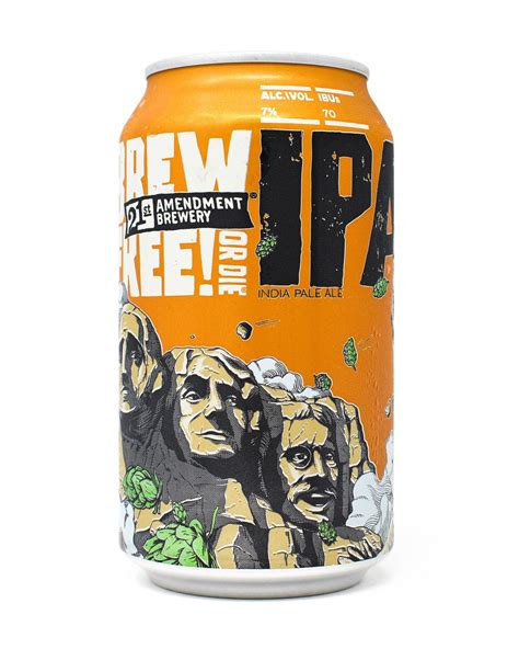 21st Amendment Brewery, Brew Free! or Die IPA, 12oz Can - Princeville ...