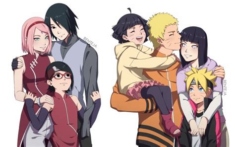 Wallpaper Of Anime, Naruto, Boruto, Family Background - Naruto And ...