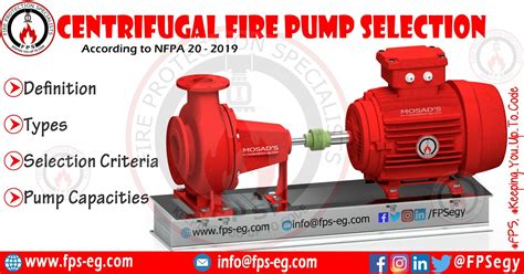 Centrifugal Fire Pump Selection Criteria according to NFPA 20 - Fire ...