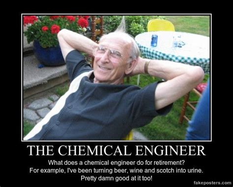 The Chemical Engineer - Demotivational Poster | Funny | Engineering ...