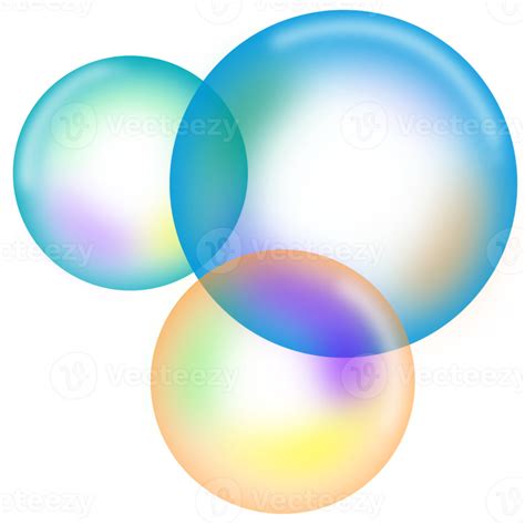 Transparent rainbow soap bubble 18837611 PNG