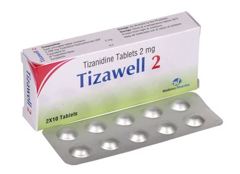 Tizanidine Tablets Manufacturer & Supplier India | Buy Online