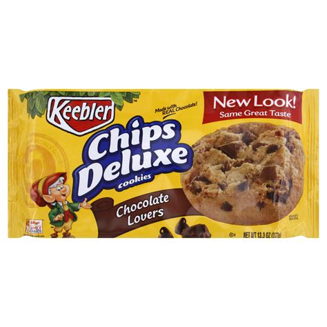 Keebler Chips Deluxe Cookies, Chocolate Lovers, 13.3 oz (377 g) - Food ...