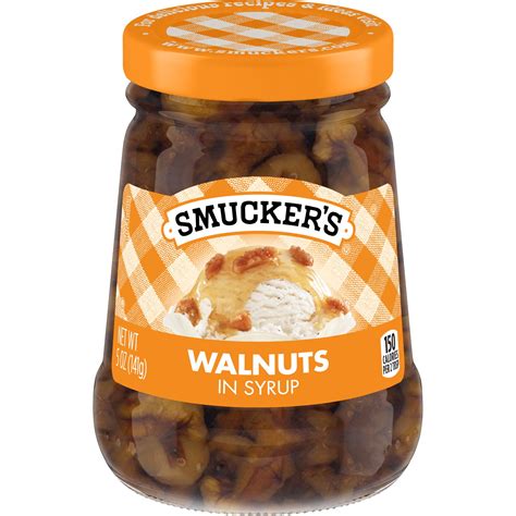 Smucker's Walnuts in Syrup Topping, 5 Ounces - Walmart.com