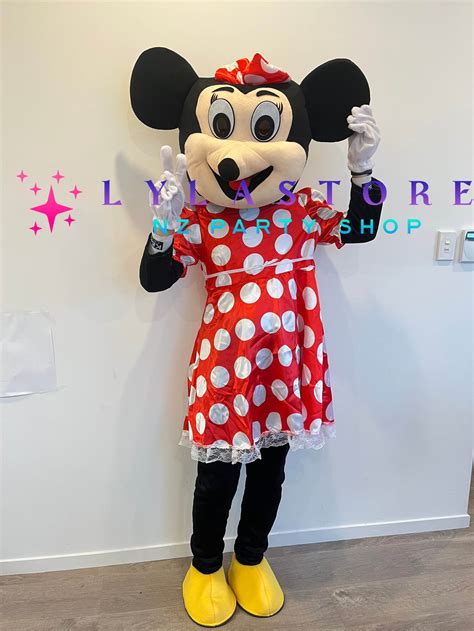 Disney Minnie Mouse Mascot Costume Hire - Enchanting Adventure in ...