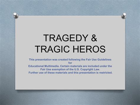 Tragic Heroes