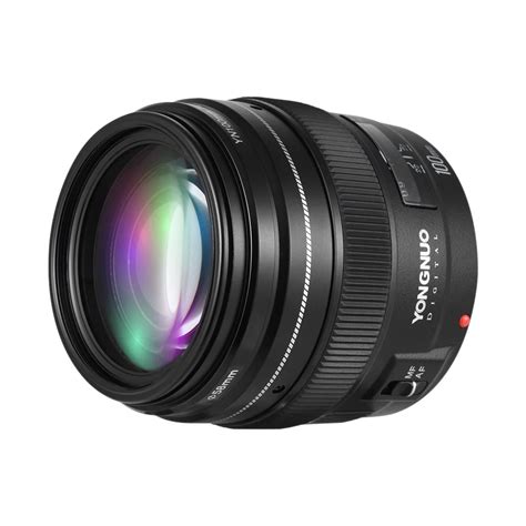 YongNuo YN100mm F2 Medium Telephoto Prime Lens 100mm Fixed Focal Length ...