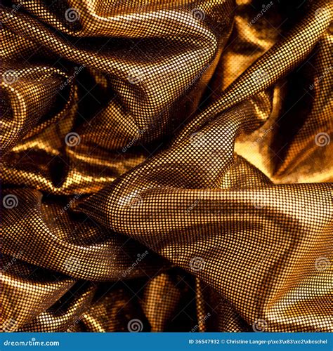 Luxurious Metallic Gold Fabric Stock Photo - Image of festive, glamour ...