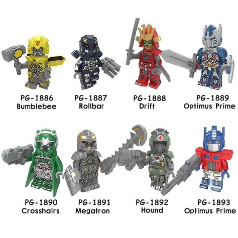 Transformers Optimus Prime Bumblebee Lego compatible minifigure ...