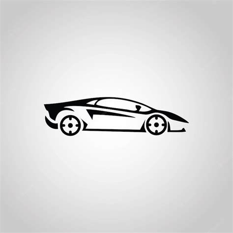 Premium Vector | A black and white picture of car vector file for download