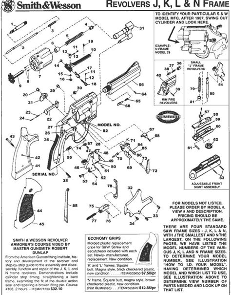 Smith And Wesson 686 Parts Diagram