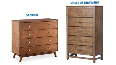 Chest Of Drawers vs Dresser (Comparison & Uses) - Designing Idea