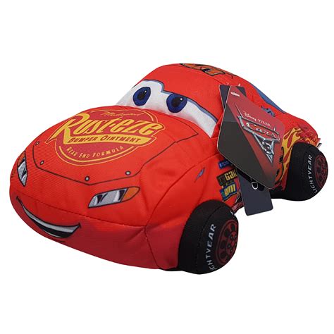 Cars 3 Lightning McQueen 10" Plush - Toy World Malaysia