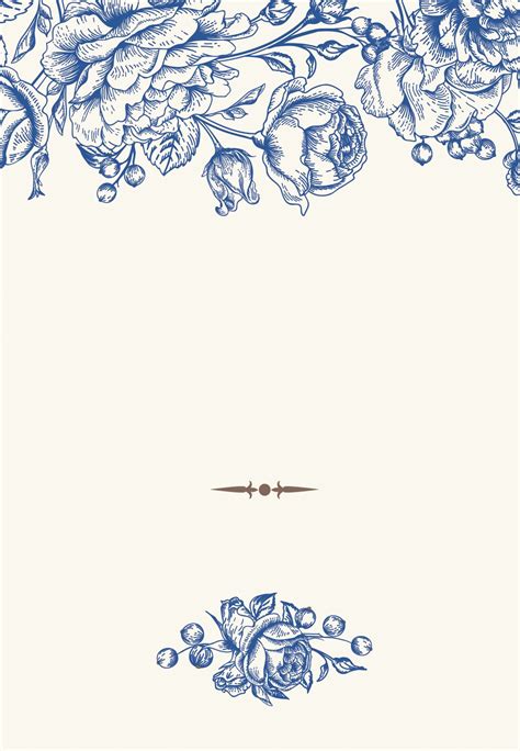 Touch Of Rose - Wedding Invitation Template (Free) | Greetings Island ...