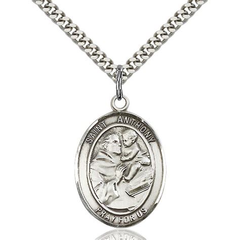 St. Anthony Medal – Sterling Silver – St. Paul Street Evangelization