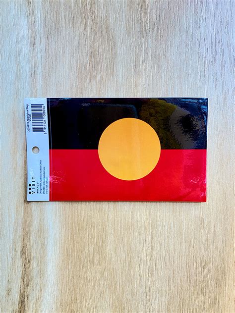 Aboriginal Flag sticker - Souvenirs Direct