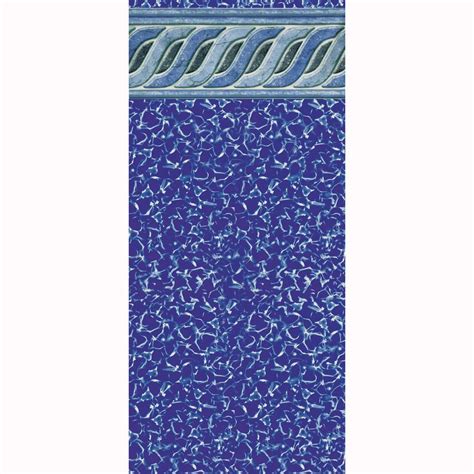 Swimline Emerald Tile 52 in. D x 15 ft. x 24 ft. Oval Above Ground Pool ...