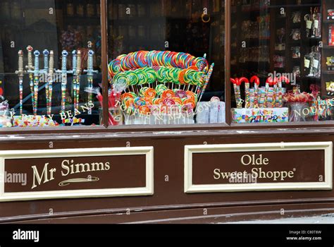 Mr simms olde sweet shoppe hi-res stock photography and images - Alamy